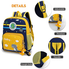 Large Capacity Dinosaur Backpack for Kids