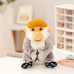 Adorable Proboscis Monkey Plush Doll 66in Soft Stuffed Animal