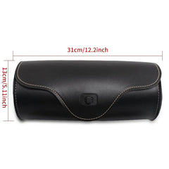 Motorcycle Fork PU Leather Travel Pouch Waterproof Tool Bags Saddle Bag
