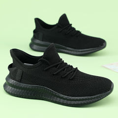 Mesh Breathable Running Sports Shoes Low Top Travel Walking Shoes