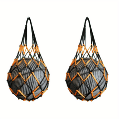 2pcs Ball Carrier Net Bag for Football Basketball Volleyball