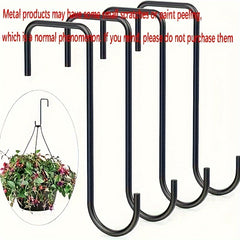 Stainless Steel Fence Hooks - Perfect for Hanging Flower Pots & Lights