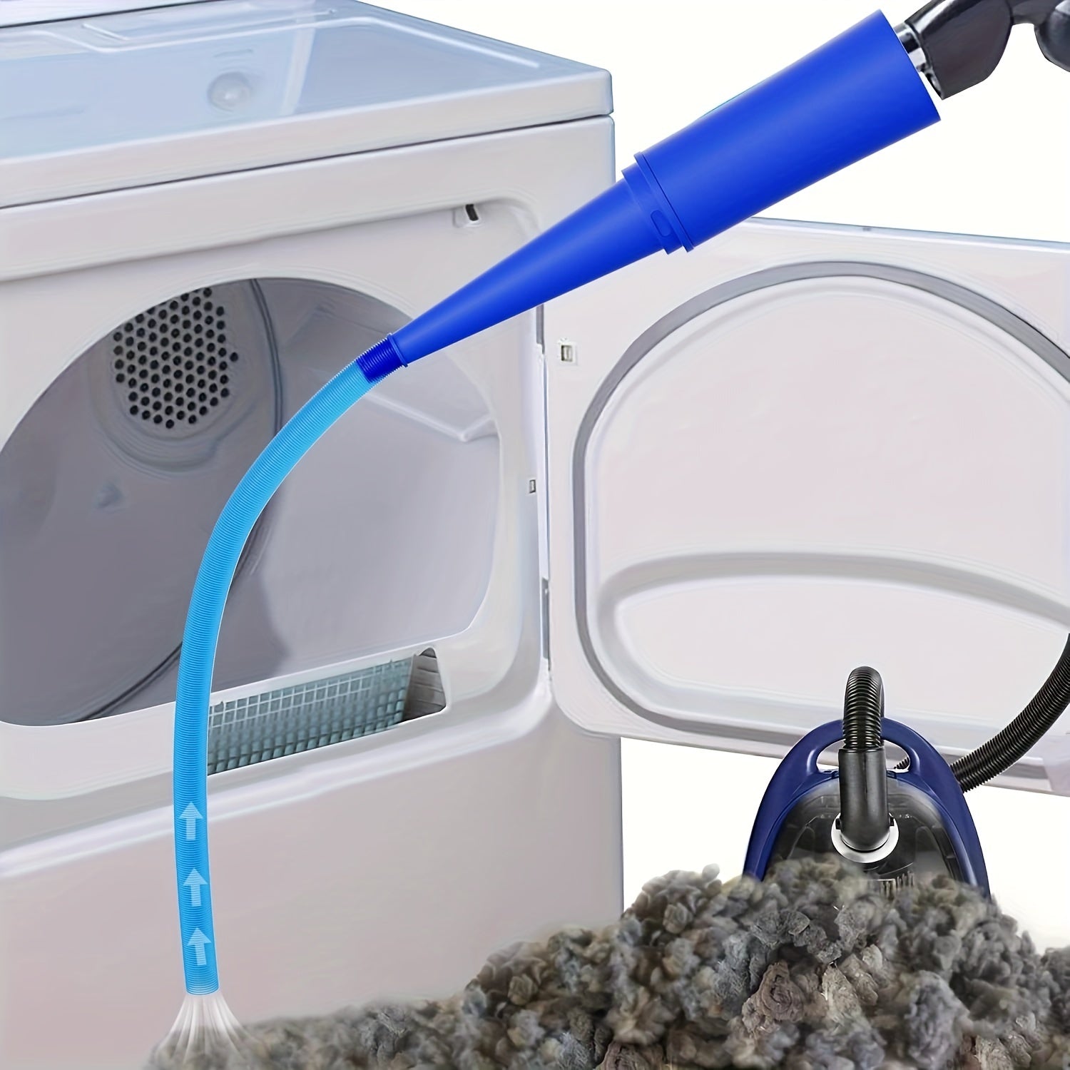 1PC Dryer Vent Cleaner Kit Dryer Vent Vacuum Attachment Multiple Combinations
