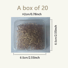 20pcs Little Star Paper Clips School Office Home