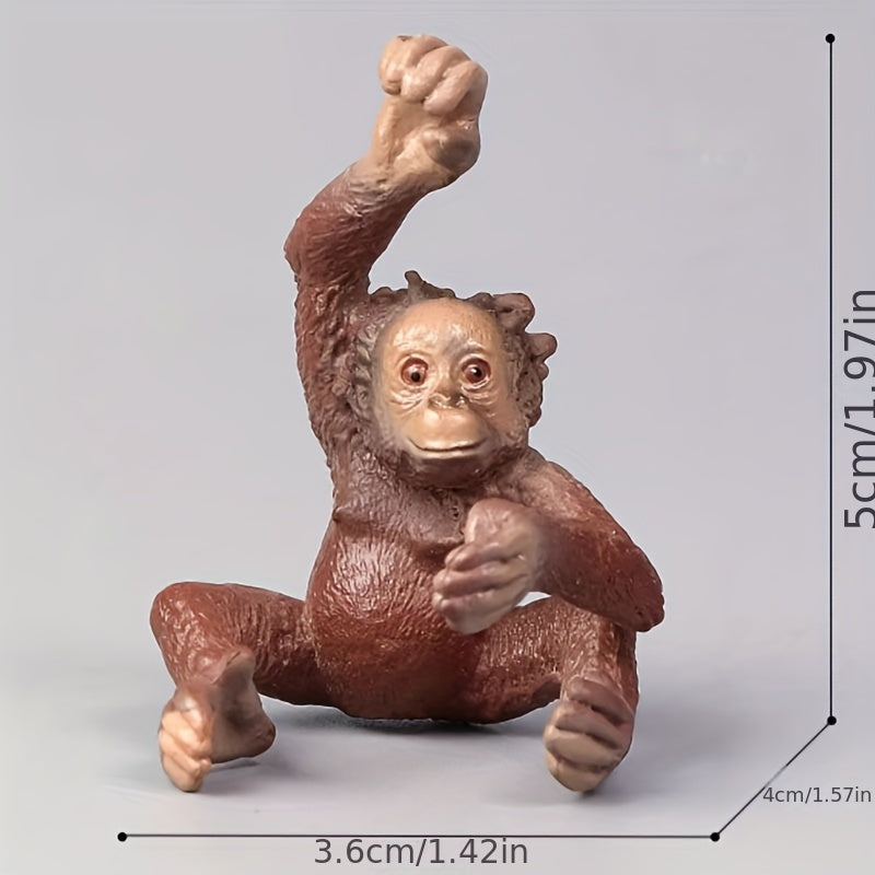 Red Haired Orangutan Figurine