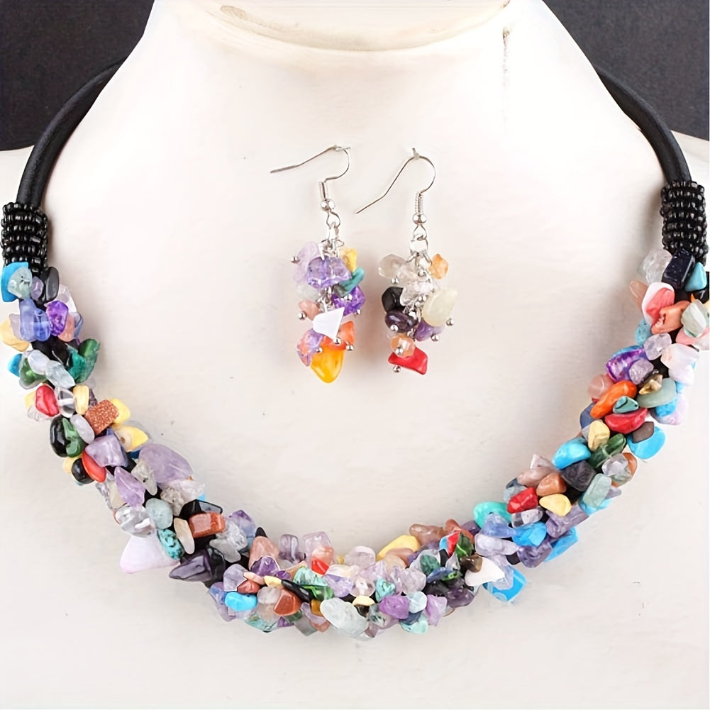 Natural Stone Beads Gemstone Crystal Loose Bead DIY Bracelet Jewelry Making