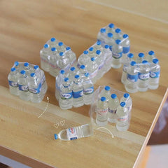 5pcs Mini Water Bottle Set Resin Material 1:12 Doll House Halloween Christ