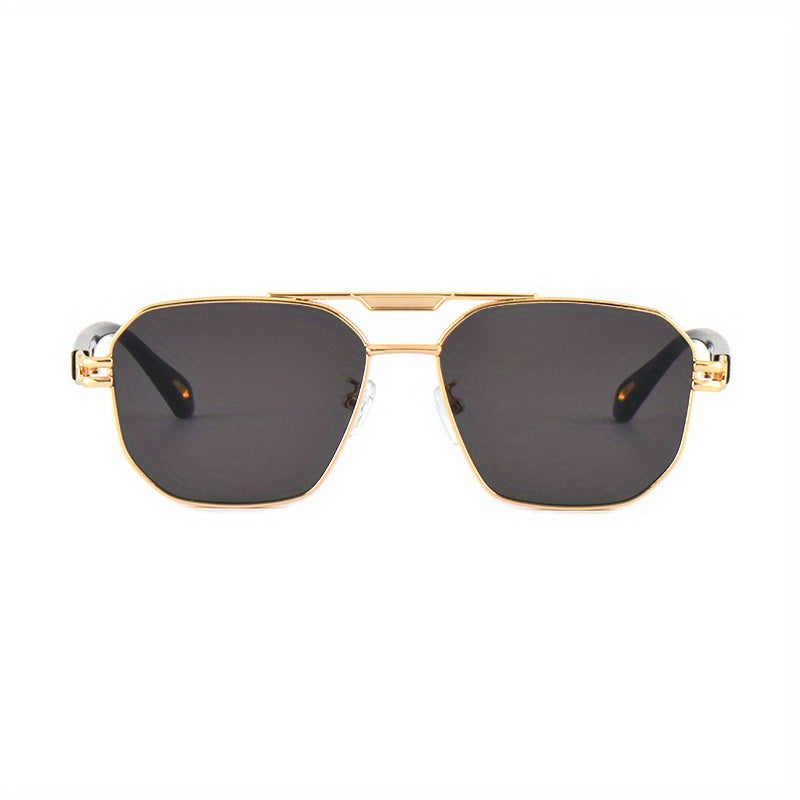 Men's Retro Metal Square Sunglasses UV Protection