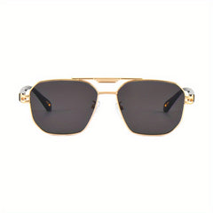 Men's Retro Metal Square Sunglasses UV Protection