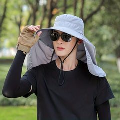 Men's Sunshade Hat Quick Drying Neck Protection Outdoor Activities