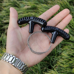 Portable Steel Wire Saw for Camping and Emergencies Lightweight Survival Tool