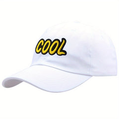 Embroidery Couple Baseball Cap Solid Casual Dad Hat Cotton Breathable Sun Hats
