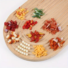 2pcs Food Play Chicken Thighs & Vegetables Realistic DIY Playhouse Acces