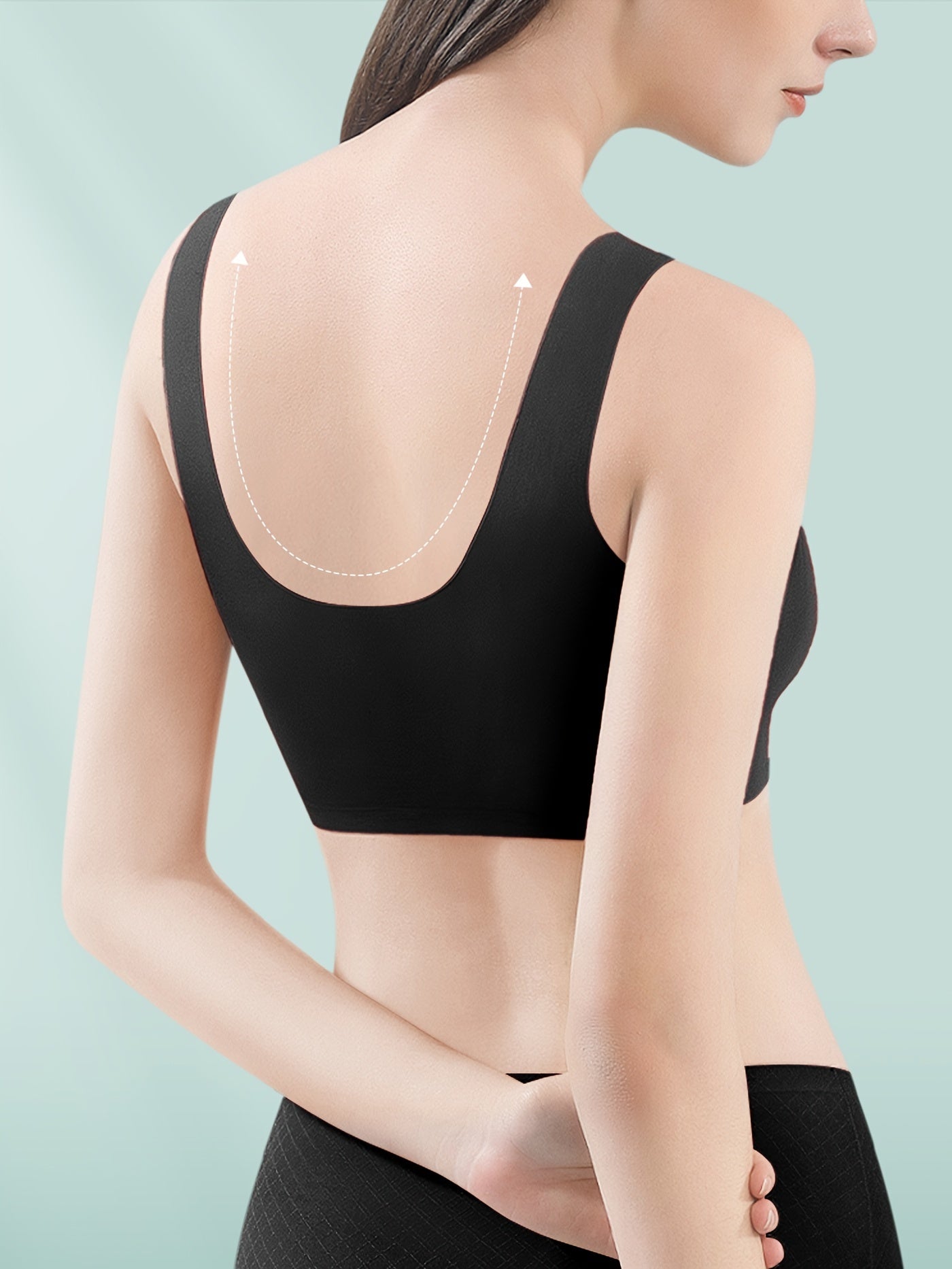 Seamless Vest Sports Bras Soft & Comfy Full Coverage Intimates Bra