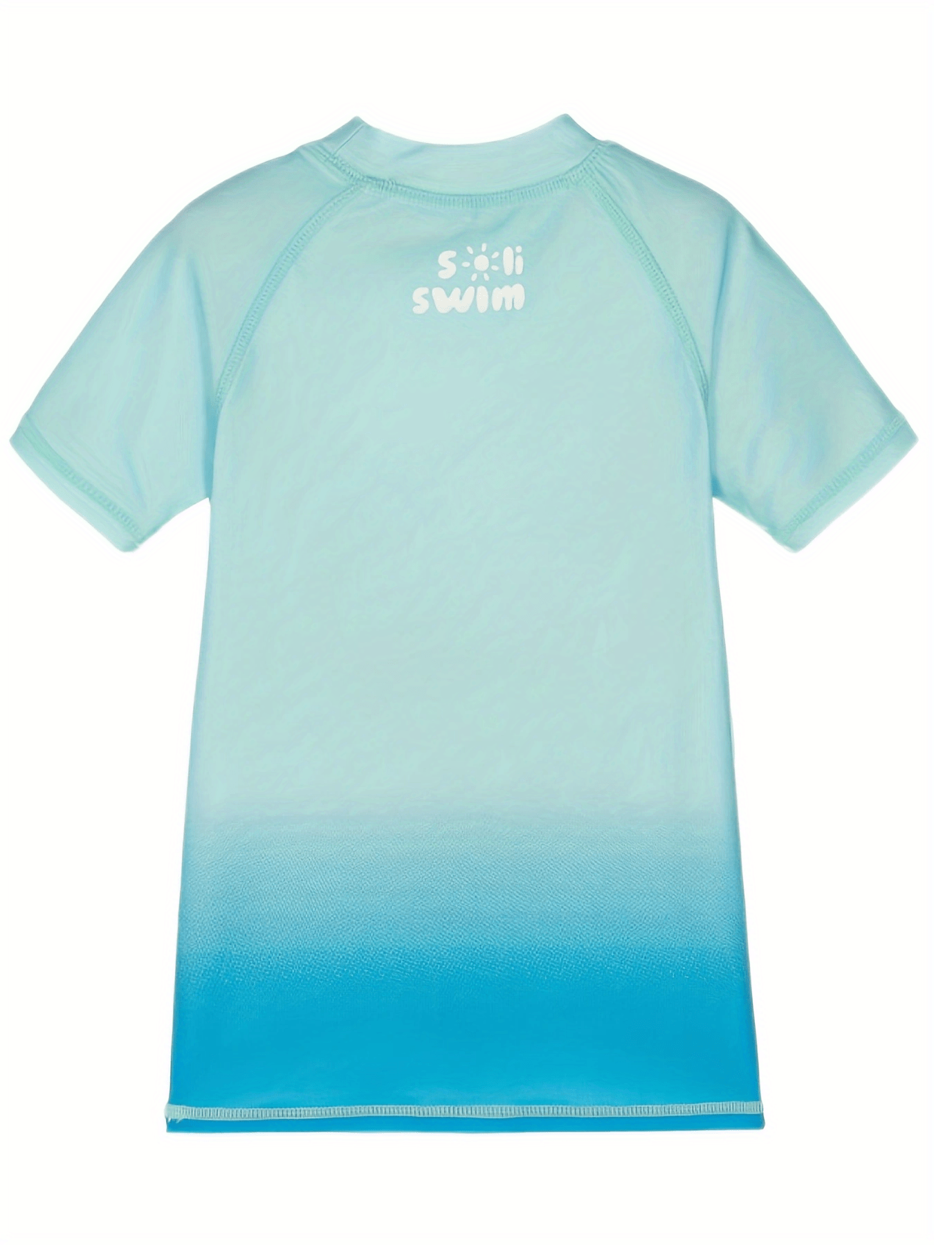Boy's Short Sleeve Swimsuit Cartoon Shark Print Bathing Suit