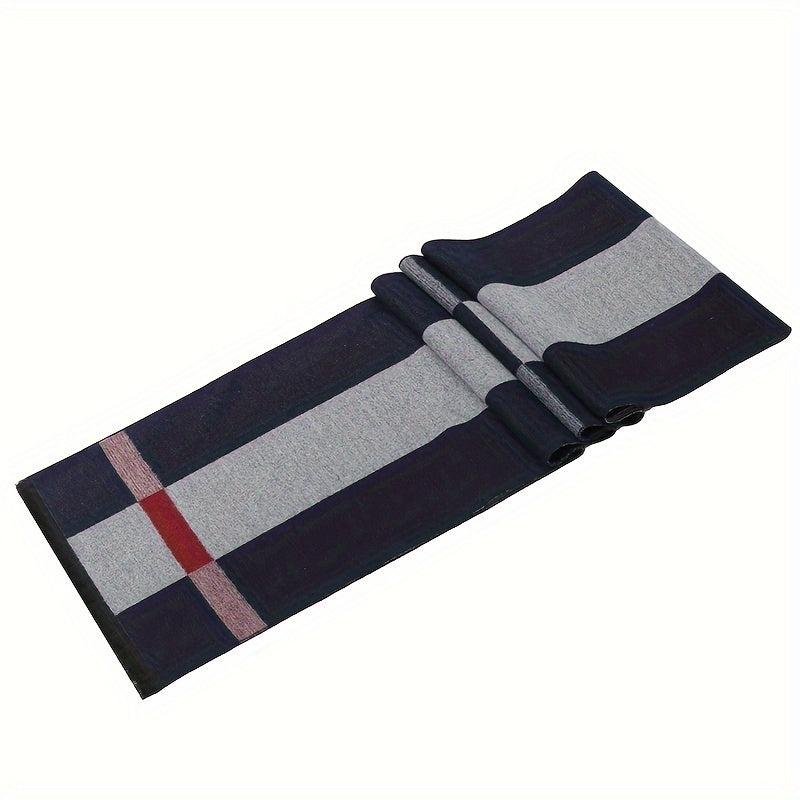 Men's Winter Striped Scarf Soft Formal