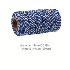 91ft Christmas Gift Rope DIY Material Binding Packaging Ribbon for Bouquet