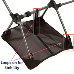 Portable Sand Cover Prevents Camping Chairs from Sinking