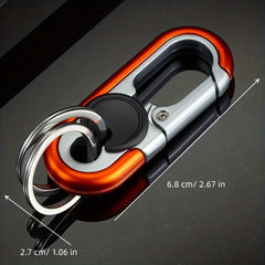 1pc Men Double Car Keychain - New Arrival Key Ring