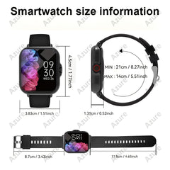1.83 in Touch Sports Smartwatch Unisex with Call Alerts