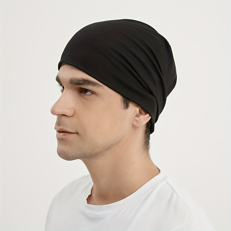 Men's Stretch Knitted Brimless Pile Hat