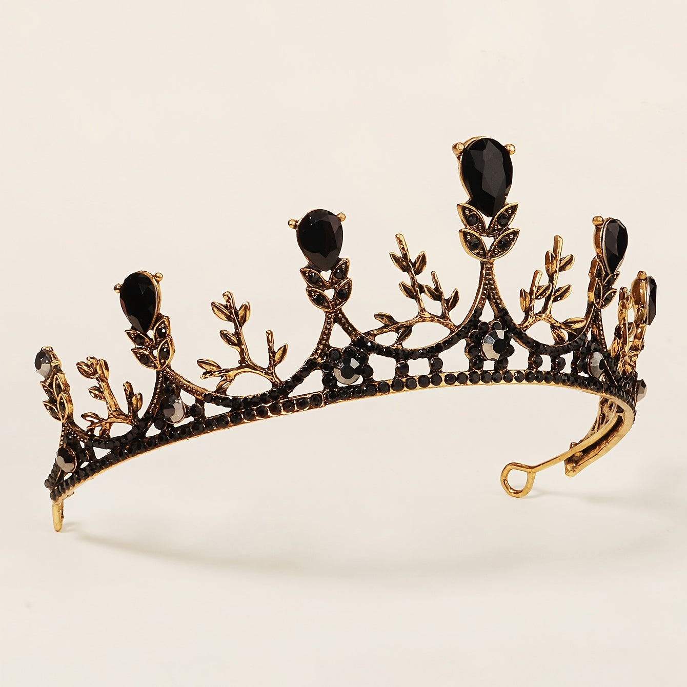 Prom Crystal Crown Headband Vintage Bride Hair Accessories