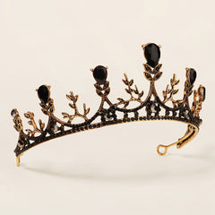 Prom Crystal Crown Headband Vintage Bride Hair Accessories