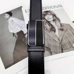 ZDC X06 Men's Leather Belt Automatic Buckle Casual Versatile Belt