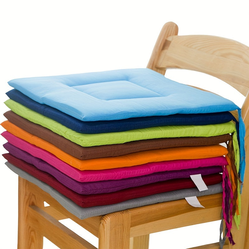 Japanese Style Chair Cushion, Washable Polyester Seat Pad