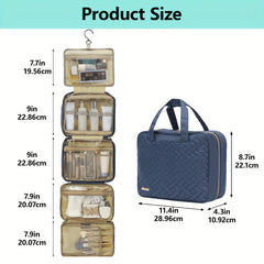 Large Capacity Makeup Storage Bag with 5 Compartments