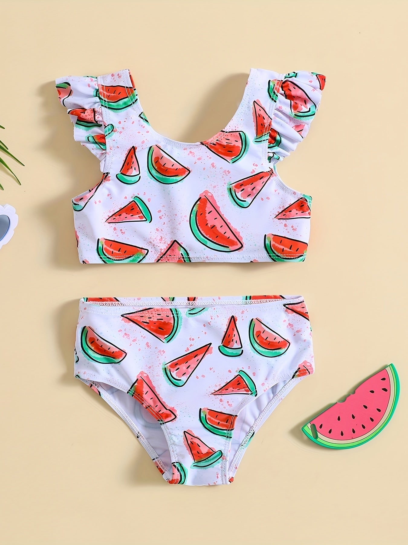 Starfish & Watermelon Bikini Set for Girls