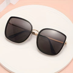 Large Square Frame Men's Sunglasses For Street Photography