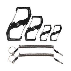 S-shaped Keychain Quick Hook Stainless Steel Outdoor Camping