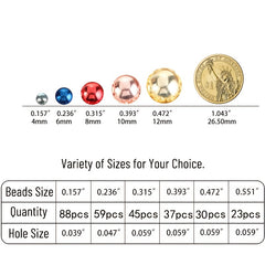 Natural Hematite Stone Round Beads for Jewelry Making