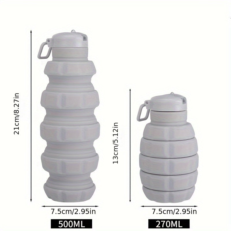 Silicone Grenade Folding Cup for Outdoor Camping Hiking Fitness