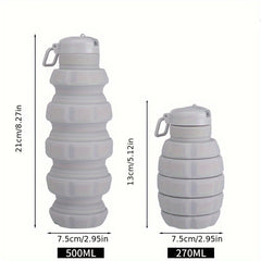 Silicone Grenade Folding Cup for Outdoor Camping Hiking Fitness