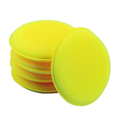 6pcs Car Round Waxing Polish Sponges High Density Foam Applicator Pads