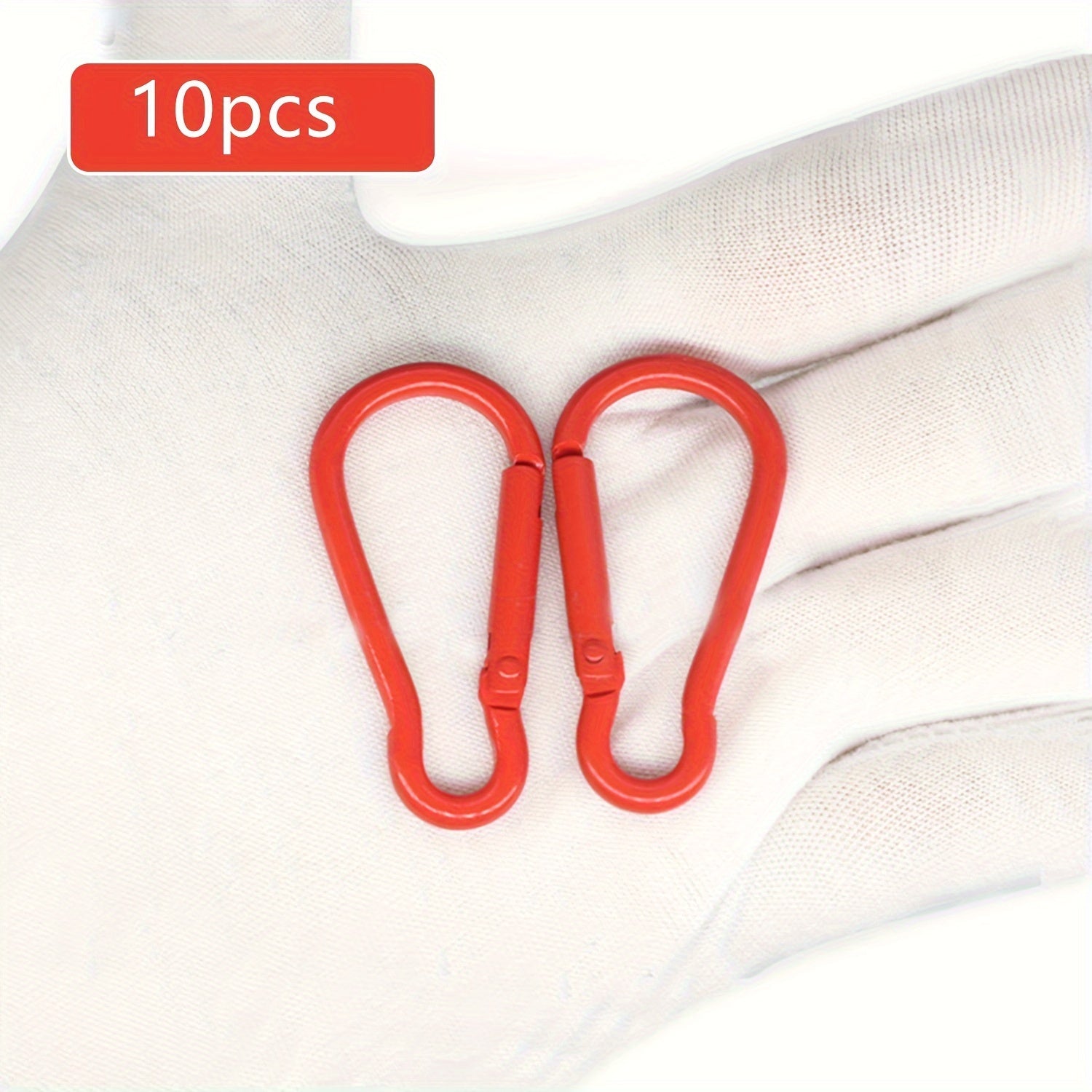 10pcs Colorful Hanging Buckle for Outdoor Camping Sports
