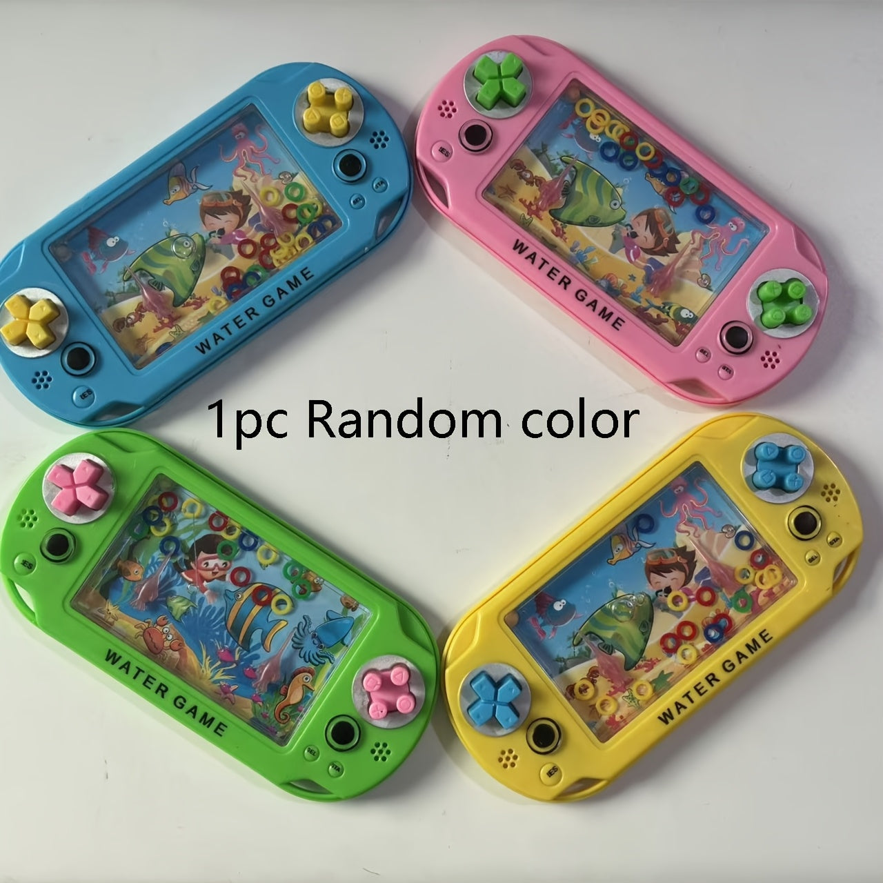 Handheld Water Game Water Ring Mini Toy Ring Toss Game Travel Toy Party Favorite
