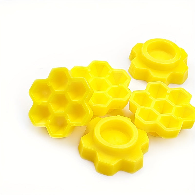 100 Pcs Glue Holder Eyelash Extension Grafting Cup Honeycomb Shape Beauty Tool