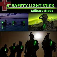 6pcs Emergency Glow Sticks 15 24 Cm Light Sticks Outdoor Survival Kit