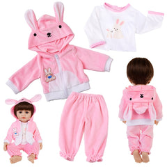 Pink Rabbit Suit Doll Clothes for 22" Doll - Holiday Gift for Kids