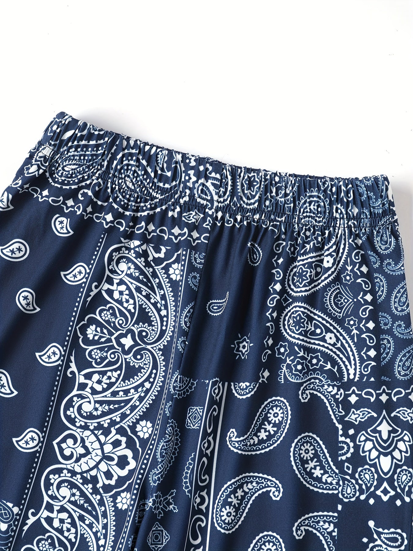 Girls Abstract Graphic Sweatpants Elastic Waist Loose Casual Sport Jogger Pants