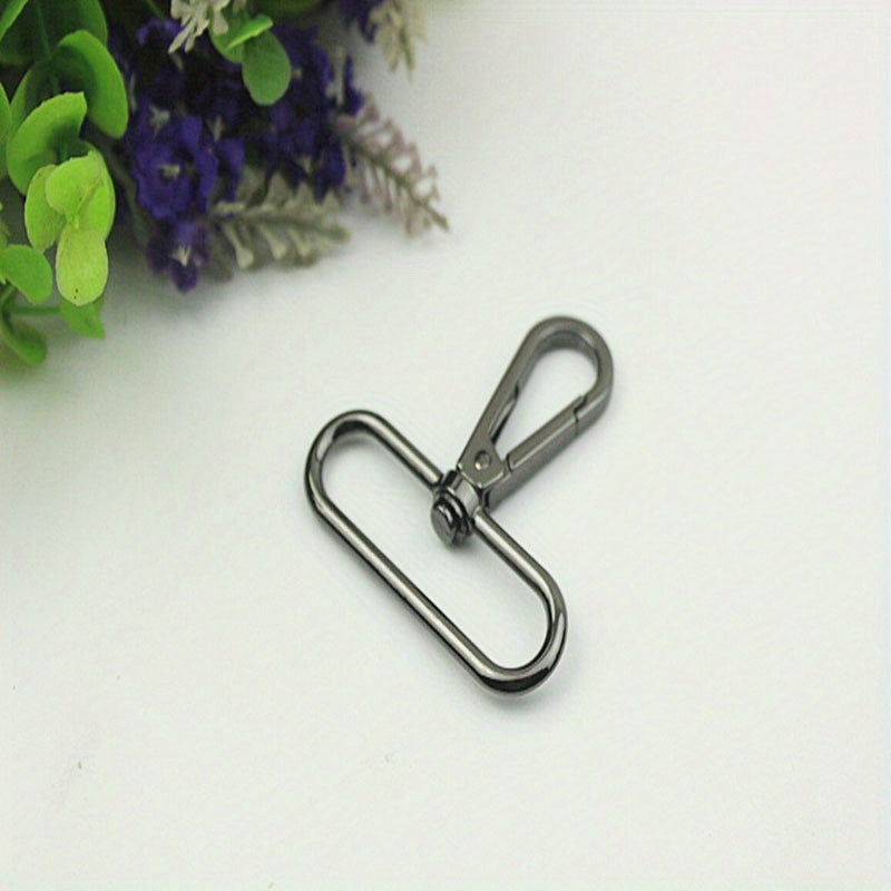5pcs 50mm Metal Swivel Lobster Clasp Bag Accessory Hook For Handbag & Purse