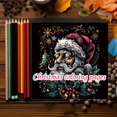 Christmas Coloring Book for Adults Festive Santa Reindeer & Holiday Scenes