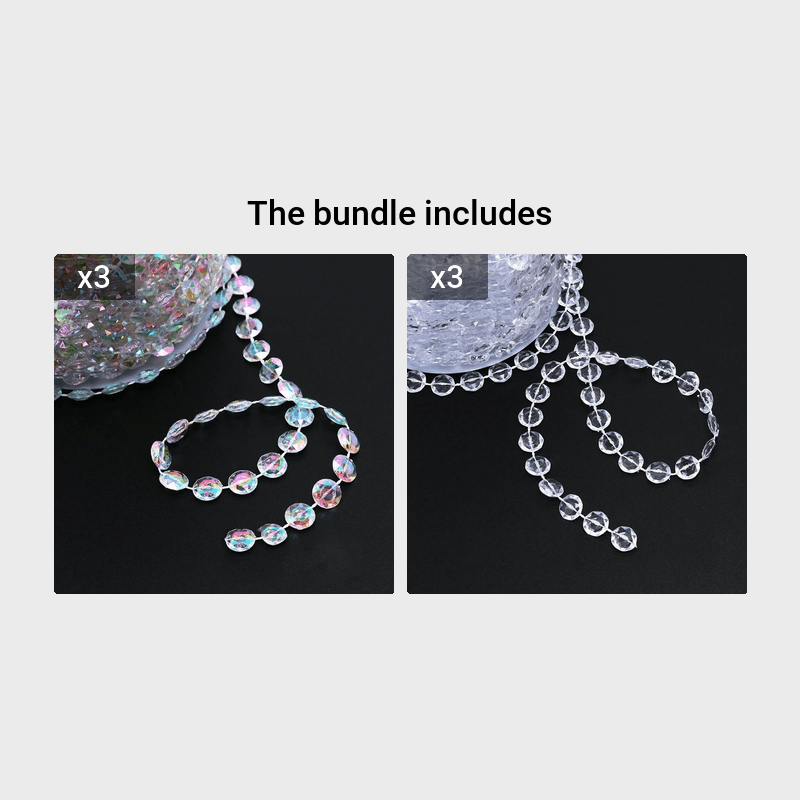 3m Pearl Beads Chain Garland Wedding Flower Decoration