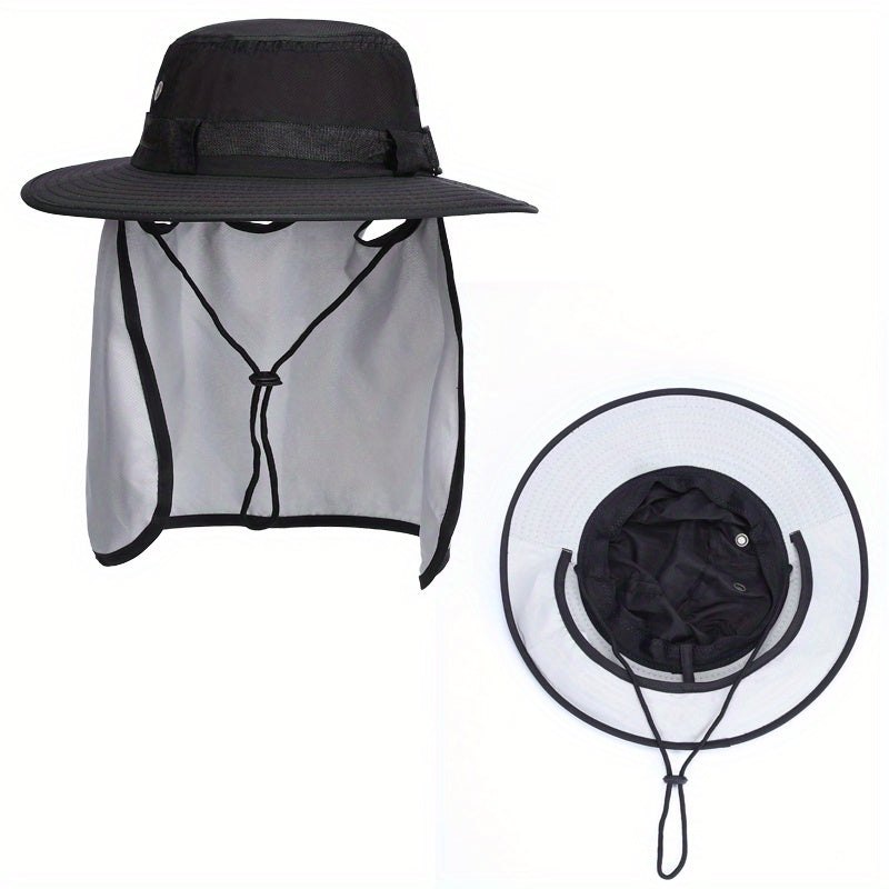 Adjustable Brim Sun Hat for Outdoor Activities