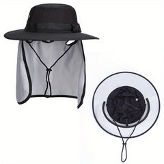 Adjustable Brim Sun Hat for Outdoor Activities
