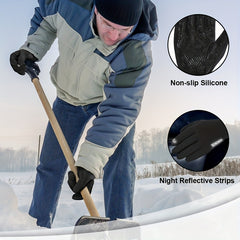 Winter Windproof Touch Screen Gloves with Reflective Strip
