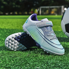 Kids Non slip Football Shoes Training TF Cleats Lightweight Soccer Shoes